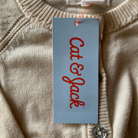 Cream Cardigan with Jewel Buttons from Cat and Jack in 18M - Picture 2 of 2